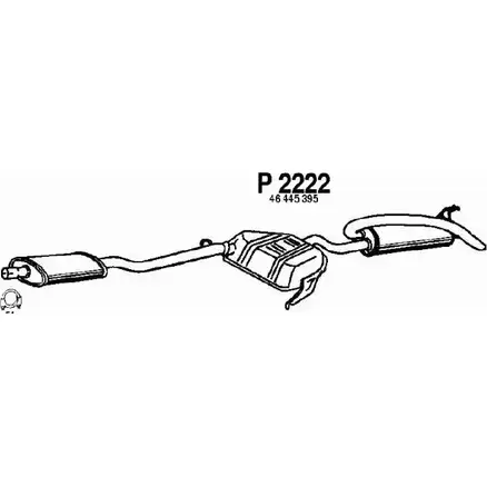 Глушитель FENNO 6438013022223 P2222 TBDM 4 2896826 изображение 0
