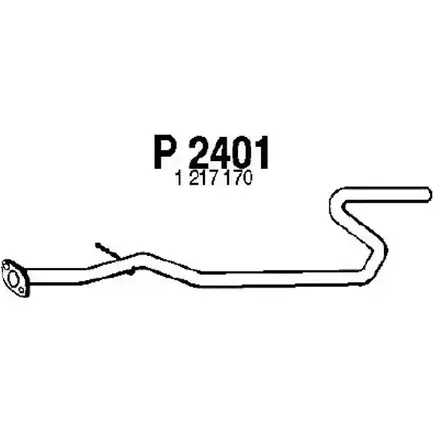 Выхлопная труба глушителя FENNO 6 14QHP P2401 2897056 6438013024012 изображение 0