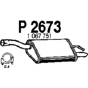 Глушитель FENNO P2673 XA07 8 2897260 6438013026733 изображение 0