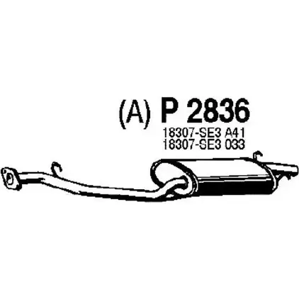 Глушитель FENNO 6438013028362 2897392 7QE F9TF P2836 изображение 0