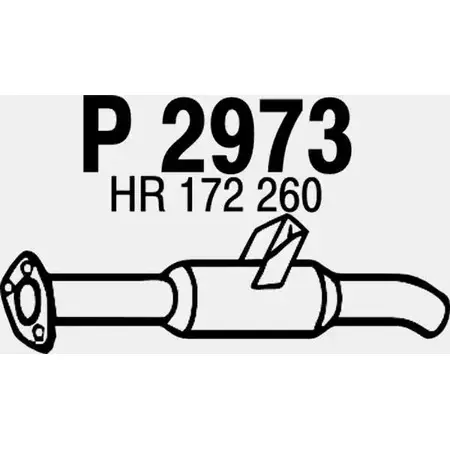 Выхлопная труба глушителя FENNO 6438013029734 CM00 USB 2897525 P2973
