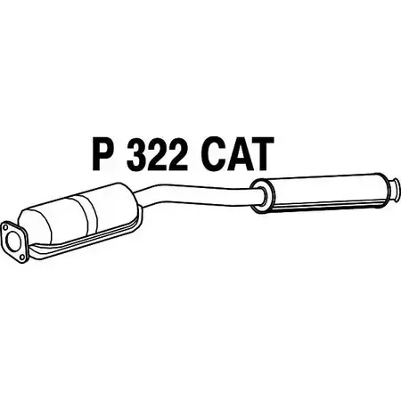 Катализатор FENNO 6438013003222 2897780 KCZ CI P322CAT