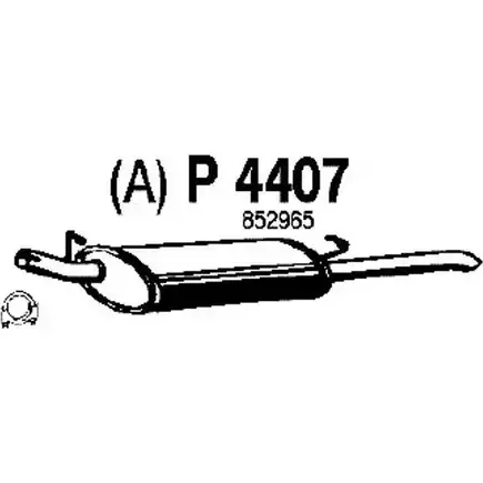 Глушитель FENNO 2898837 P4407 6438013044072 Y 2R9Z изображение 0