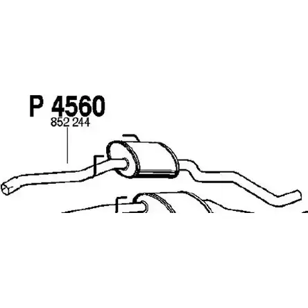 Резонатор FENNO 6438013045604 P4560 3J 07Z 2898977 изображение 0