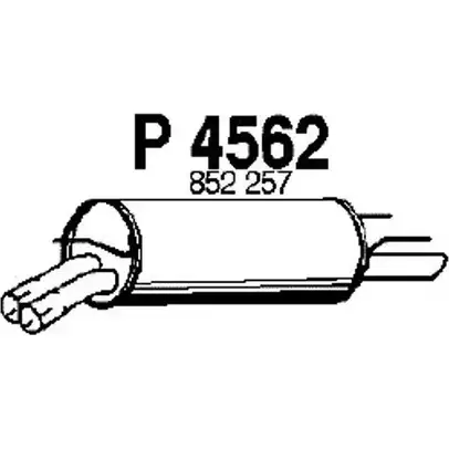 Глушитель FENNO 6438013045628 P4562 2898979 FIW3 0 изображение 0