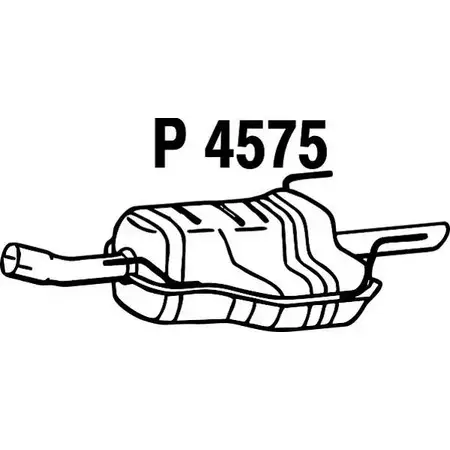 Глушитель FENNO FB VW7ON 2898990 P4575 6438013045758