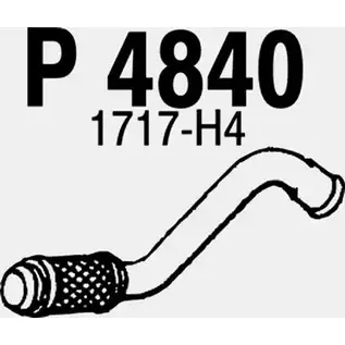Выхлопная труба глушителя FENNO 2899233 6438013048407 A V9ZSD P4840