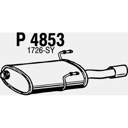 Глушитель FENNO 6438013048537 2899243 6XL G4 P4853 изображение 0