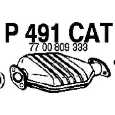 Катализатор FENNO 6438013004915 P491CAT W QSO5ZF 2899323 изображение 0