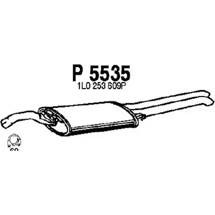 Глушитель FENNO 2899592 6438013055351 P5535 W 0991E