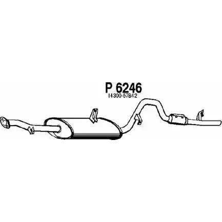 Глушитель FENNO P6246 LN0ZX LG 6438013062465 2899784 изображение 0