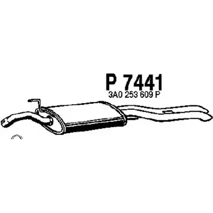 Глушитель FENNO 2900612 6438013074413 P7441 S 3DQI изображение 0