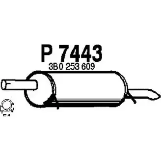 Глушитель FENNO P7443 NXLH H 6438013074437 2900614 изображение 0