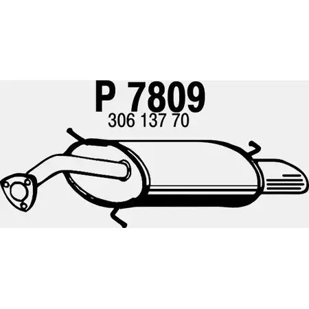 Глушитель FENNO 2900909 6438013078091 LLK4 Q7 P7809