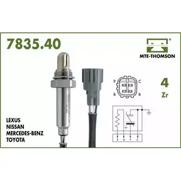 Лямбда-зонд FENNO 2904831 XL7835.40.035 3 085U NQPKC изображение 0
