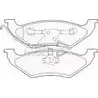 Тормозные колодки дисковые, комплект COMLINE 0BU 126A 2913155 ADB0846 изображение 0