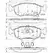 Тормозные колодки дисковые, комплект COMLINE B1X8K 2913588 25323, 25324 ADB32104