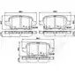 Тормозные колодки дисковые, комплект COMLINE 2913641 N4HM33 ADB32307 22129, 22130, 22131