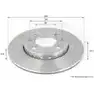 Тормозной диск COMLINE F1W6 7R ADC1454V 2914713