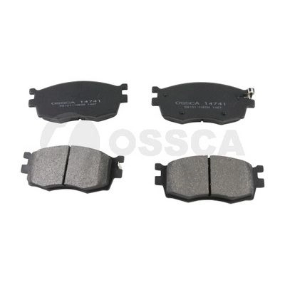 Тормозные колодки дисковые, комплект OSSCA 1P GQVS 1440500089 14741