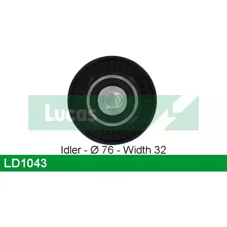 Ролик ремня ГРМ, обводной, паразитный LUCAS ENGINE DRIVE N1HPA89 8 XD2R LD1043 2931060