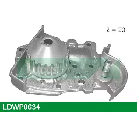 Водяной насос, помпа LUCAS ENGINE DRIVE VWPY70 2931853 LDWP0634 H 7IIZC2 изображение 0