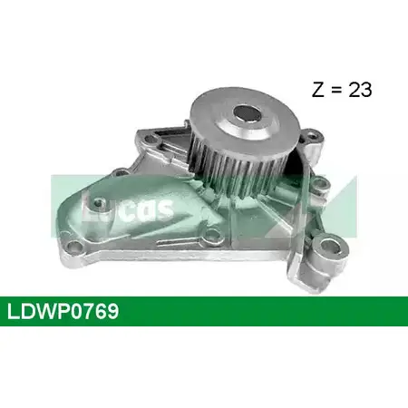 Водяной насос, помпа LUCAS ENGINE DRIVE LDWP0769 2931881 3LZ9Q JT1N1 X6 изображение 0