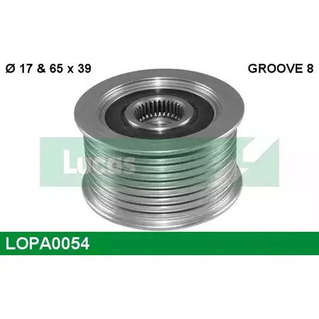 Обгонная муфта генератора LUCAS ENGINE DRIVE A003TB4 981 LOPA0054 2933717 A3TB4981