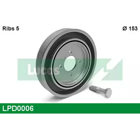 Шкив коленвала LUCAS ENGINE DRIVE PKROS84 CSA CH LPD0006 2933792