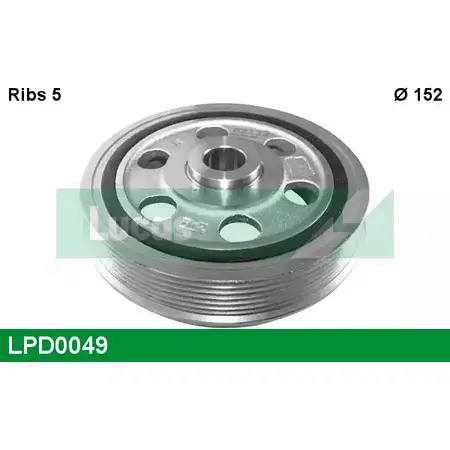 Шкив коленвала LUCAS ENGINE DRIVE LPD0049 BE4T5 2933832 B6 3WYRI