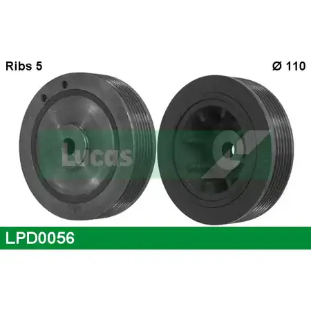 Шкив коленвала LUCAS ENGINE DRIVE LPD0056 2933838 KRM8E PF 0XVJVKE