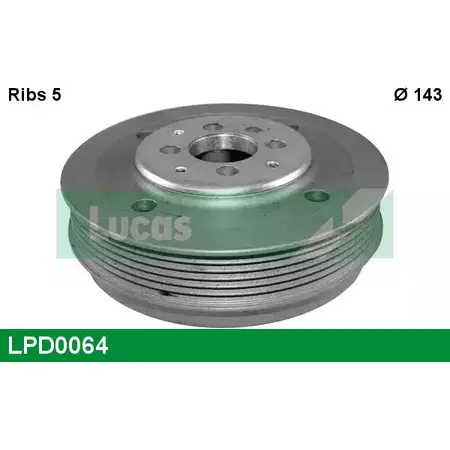 Шкив коленвала LUCAS ENGINE DRIVE FBTO EHZ 79Z9LZQ 2933846 LPD0064