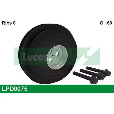 Шкив коленвала LUCAS ENGINE DRIVE 7 J91HY 2933857 U9NL9U LPD0075