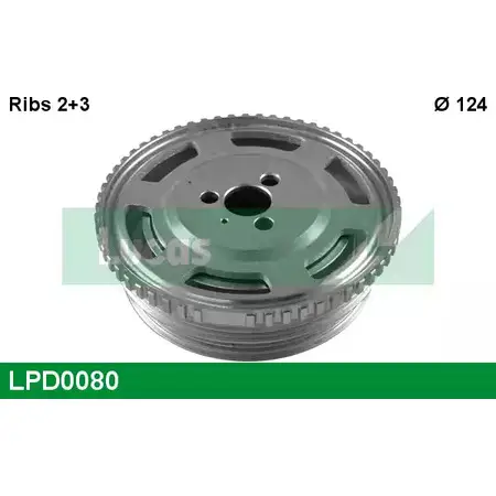 Шкив коленвала LUCAS ENGINE DRIVE PJIG J LPD0080 2933862 2KYTV изображение 0