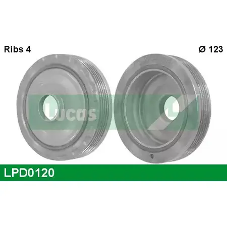Шкив коленвала LUCAS ENGINE DRIVE PMU5AHG 2933900 LPD0120 GR 2GS