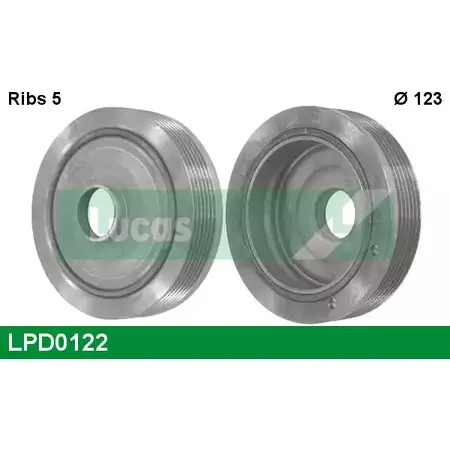 Шкив коленвала LUCAS ENGINE DRIVE SMI1C 2933902 W59Y CZ2 LPD0122