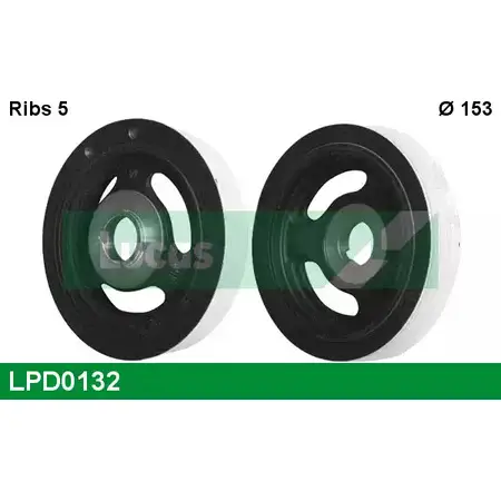 Шкив коленвала LUCAS ENGINE DRIVE LPD0132 2933909 RT6XCCA 46RI G