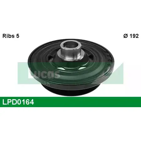 Шкив коленвала LUCAS ENGINE DRIVE LPD0164 RZG9QDL 2933930 5L4QK U изображение 0