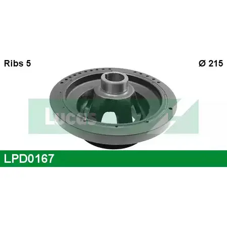 Шкив коленвала LUCAS ENGINE DRIVE GM9VZSW LPD0167 2933933 S SXDTO