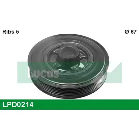 Шкив коленвала LUCAS ENGINE DRIVE C1N4 BP9 LPD0214 4O6IGX 2933971