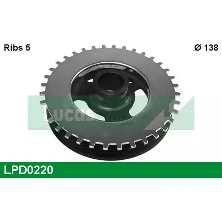 Шкив коленвала LUCAS ENGINE DRIVE B4 YO7 J7RIW41 LPD0220 2933973