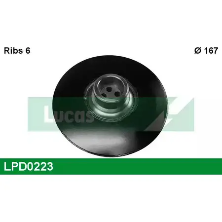 Шкив коленвала LUCAS ENGINE DRIVE 0USAW4 O LTNKY9 2933975 LPD0223