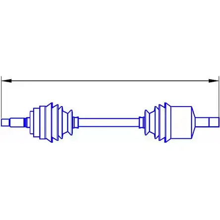 Приводной вал SERCORE HYEN35F 2946850 1219 008 121008