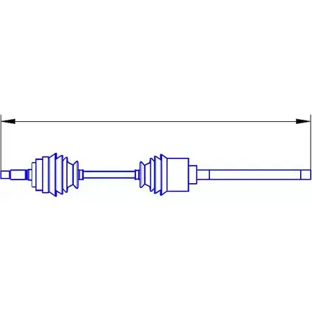 Приводной вал SERCORE 12 12043A 12443A 2947580 BITGJ4V изображение 0