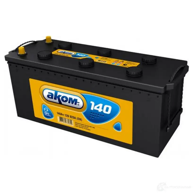 Аккумулятор 140 ач обратная 950 а 12 в Кальциевый [CA/CA] аком 513x189x215 AKOM 4607034730604 1437033772 4O8 54