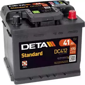 Аккумулятор 41 ач обратная 370 а 12 в Кальциевый [CA/CA] standard 207x175x175 DETA 2970361 536 53 543 20 DC412