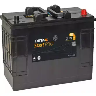 Аккумулятор 125 ач обратная 760 а 12 в 349x175x290 DETA 2970415 DG1250 625 11 625 12 изображение 0