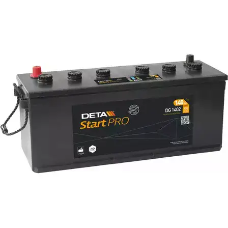 Аккумулятор 140 ач обратная 900 а 12 в 508x178x205 DETA 2970425 DG1402 6320 11085 643107090