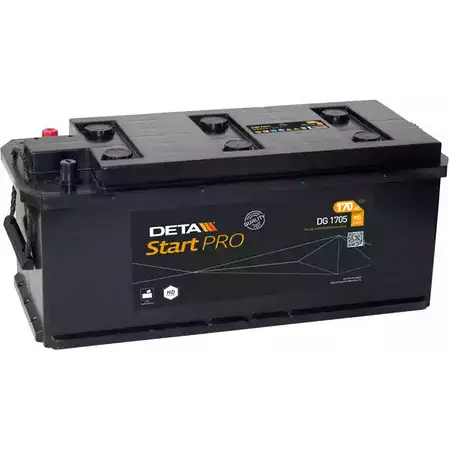 Аккумулятор 170 ач обратная 950 а 12 в 514x218x210 DETA DG1705 2970439 643 14 643 23