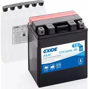 Аккумулятор 12 ач обратная 210 а 12 в 134x89x164 DETA C4UI2 YTX14AH L-BS 2970603 ETX14AHLBS